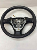 2004-2009 MAZDA 3 Front Drivers Steering w/ Switch Audio Control Leather Wheel G