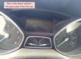 2014 FORD FOCUS SE Sedan Overhead Hands Free Bluetooth Microphone T