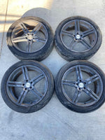 2005 DODGE MAGNUM Wheel Rim & Tire Set 4 Pieces 245/45ZR20 (10 spoke 5 pairs) T