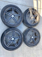 2005 DODGE MAGNUM Wheel Rim & Tire Set 4 Pieces 245/45ZR20 (10 spoke 5 pairs) T