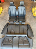 2012 - 2019 BMW 328 SERIES Sedan Front and Rear Seat Complete Assembly Leather T