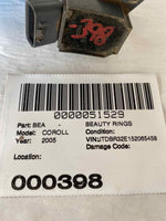 2005 TOYOTA COROLLA 1.8L Sedan Engine Ignition Coil Ignitor 4-Cylinder A/T; T