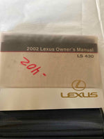 2002 LEXUS LS430 Owners Manual Service Guide Book Handbook with Case G