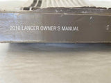 2010 MITSUBISHI LANCER Sedan Owners Manual Service Guide Book Handbook G