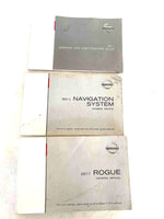 2011 ROGUE EXCEPT SPORT Owners Manual Service Guide Book Handbook with Case G