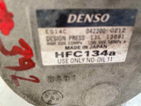 2010 - 2012 TOYOTA PRIUS Hatchback 1.8L A/c Air Compressor (HFC134A) 270K Miles