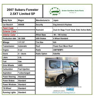 2007 SUBARU FORESTER XT 2.5L Owners Drivers Operator Car Manual Guide Case T