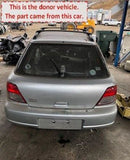 2002 SUBARU IMPREZA Wagon Rear Back Inner Door Trim Panel Left Driver Side LH G