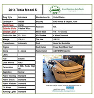 2014 TESLA Model S Front Door Shell Left Driver Side LH Paint Code: PBCW A/T T