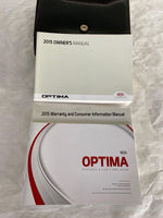 2015 KIA OPTIMA LX Sedan Owner's Operator Car Manual Guide Set With Case T