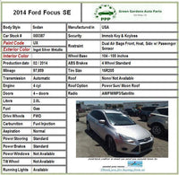 2014 FORD FOCUS SE Sedan 2.0L A/T Variable Valve Timing Solenoid 4 Cylinder G