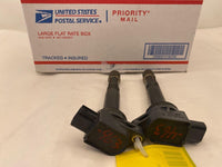 2002 - 2009 HONDA ACCORD 2.4L 4 Cylinder 2 Pieces Ignition Coil Ignitor OEM