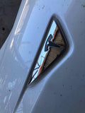 2015 TESLA S Front Fender Paint Code PPSW White Right Passenger Side RH OEM