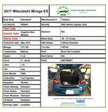 2017 MITSUBISHI MIRAGE ES Hatchback 1.2L Trunk Decklid Hatch Tailgate M/T FWD T