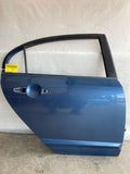 2006 - 2011 HONDA CIVIC LX Sedan Rear Door 4-doors Blue Right Passenger Side OEM