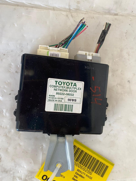 2004 - 2010 TOYOTA SIENNA Rear Back Door Multiplex Network Control Module Unit