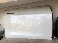 2016 TESLA S Front Door Shell Paint Code PPSW Shasta White Pearl Passenger Side