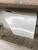 2016 TESLA S Rear Door Shell Paint Code PPSW Shasta White Pearl Passenger Side