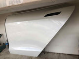 2016 TESLA S Rear Door Shell Paint Code PPSW Shasta White Pearl Driver Side LH