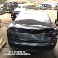 2014 TESLA Model S Hatchback Front Door Trim Panel Black Right Passenger Side