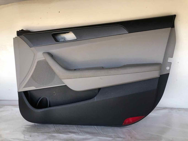 2015 - 2017 HYUNDAI SONATA Sedan Front Door Trim Panel Grey Right Passenger Side